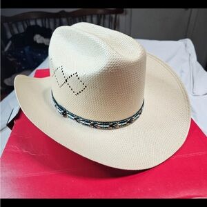 Men’s Golden Spur Formosan Cowboy Hat with Patterned Band